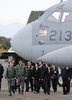 Japan PM Kishida visits ASDF base