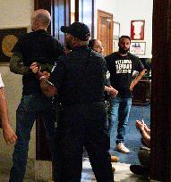 Veterans arrested in Sen. Gillibrand’s office demanding ceasefire in Gaza