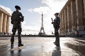 French Army Patrol Sensitive Target