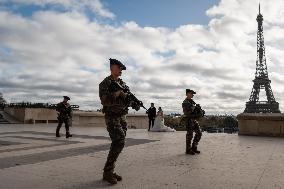 French Army Patrol Sensitive Target