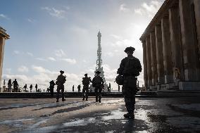French Army Patrol Sensitive Target