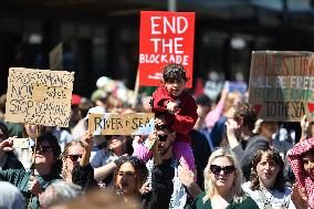 Pro-Palestine Rally In New Zealand