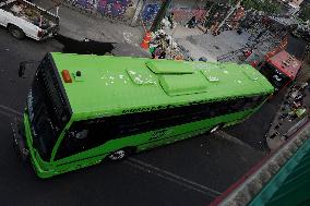 Authorities Offer Alternative Transportation After The Start Of Repair Of The Second Section Of Line 1 Of The Mexico City Metro