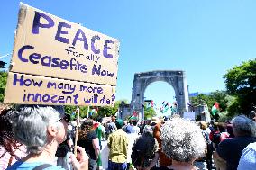 Pro-Palestine Rally In New Zealand