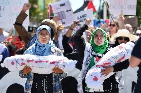 Pro-Palestine Rally In New Zealand