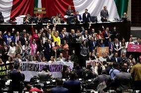 Congress Of Mexico Discusses The 2024 Federation Expenditure Budget