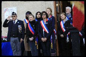 Exclusive. Rachida Dati at WW1 ceremony - Paris