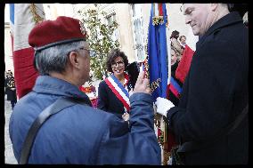 Exclusive. Rachida Dati at WW1 ceremony - Paris
