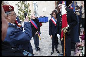 Exclusive. Rachida Dati at WW1 ceremony - Paris