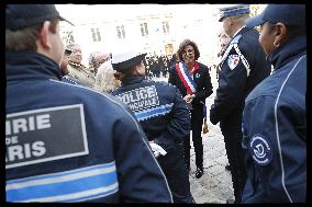 Exclusive. Rachida Dati at WW1 ceremony - Paris
