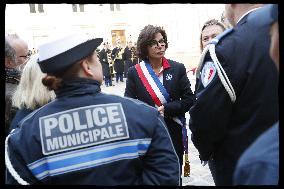 Exclusive. Rachida Dati at WW1 ceremony - Paris