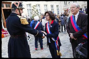 Exclusive. Rachida Dati at WW1 ceremony - Paris