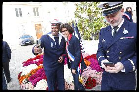 Exclusive. Rachida Dati at WW1 ceremony - Paris