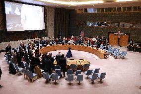 UN-SECURITY COUNCIL-GAZA SITUATION