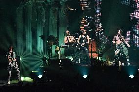 Shaka Ponk performs at the Zenith in Paris