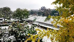 CHINA-SHAANXI-XI'AN-SNOWFALL-SCENERY (CN)