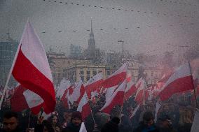 Thousands Take Part In Polish Independence Day March