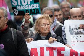 Demonstration in support of Palestine in Paris