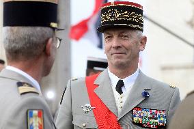 Commemorations of the Armistice, ending WWI ceremony at the Arc de Triomphe - Paris