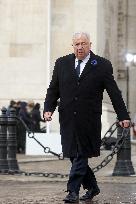 Commemorations of the Armistice, ending WWI ceremony at the Arc de Triomphe - Paris