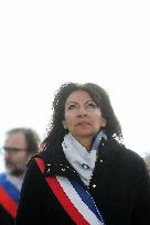 Commemorations of the Armistice, ending WWI ceremony at the Arc de Triomphe - Paris