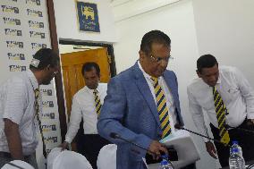 Sri Lanka Cricket Board Press Conference