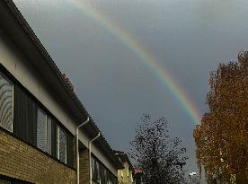 A Rainbow In The Sky In Linkoping