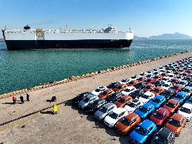 Vehicles Export Growth in Lianyungang