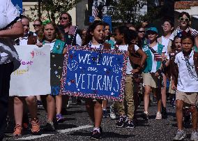 Veterans Day Parade In Orlando, Florida