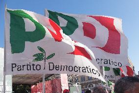 Democratc Party Rally In Rome