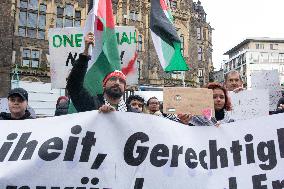 Pro Palestine Rally In Wuppertal, Germany