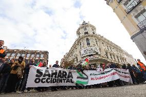 Demonstration In Support Of The Saharawi People In Madrid