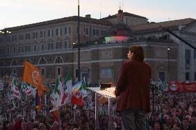 Democratc Party Rally In Rome