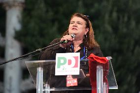 Democratc Party Rally In Rome