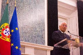 Ex-primer Minister Antonio Costa In São Bento Palace