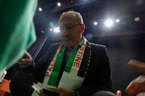 Mohamed Saadat, Palestinian Ambassador To Mexico, Demands An End To The Attacks In Gaza