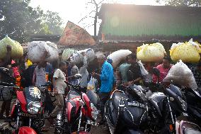 Daily Life In Kolkata, India