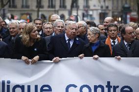 March Against Anti-Semitism - Paris