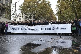 March against anti-Semitism in Paris