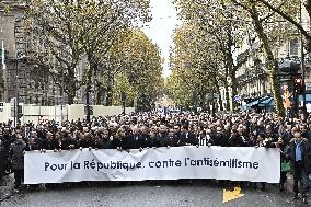 March against anti-Semitism in Paris