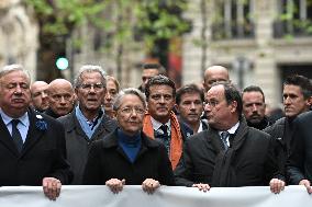 March against anti-Semitism in Paris