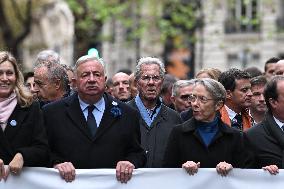 March against anti-Semitism in Paris