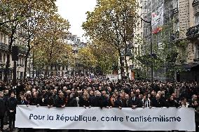 March against anti-Semitism in Paris