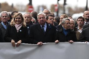 March against anti-Semitism in Paris