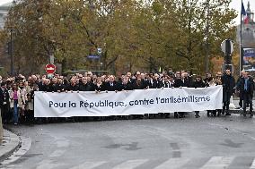 March against anti-Semitism in Paris