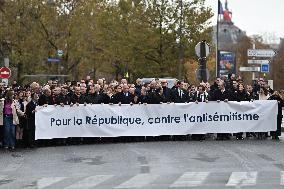 March against anti-Semitism in Paris