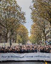 March against anti-Semitism in Paris