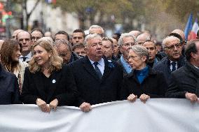 March against anti-Semitism in Paris