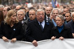 March against anti-Semitism in Paris
