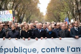 March against anti-Semitism in Paris